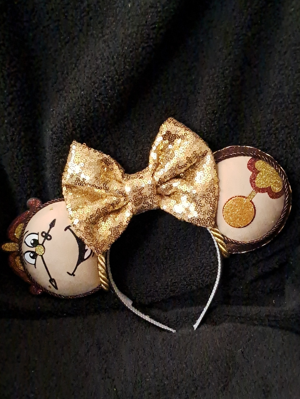 Handmade Cogsworth Minnie Ears
